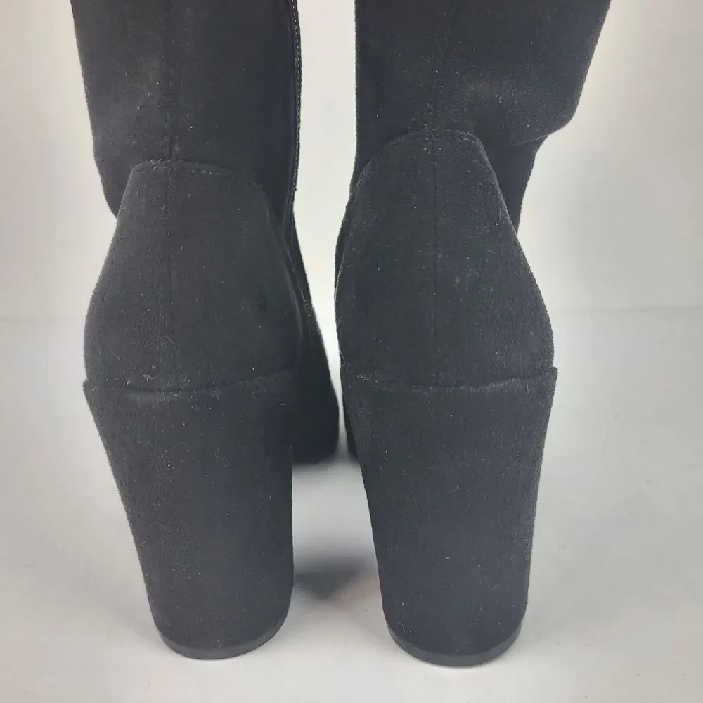 Kenneth Cole new York Josie women's over the knee boots Textile black Size 7.5M